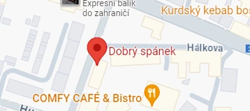 Mapa - Kde najdete showroom Dobrý spánek